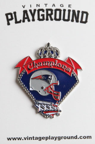Vintage Super Bowl XXXVI (36) New England Champion Pin