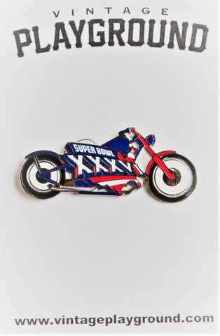 Vintage Super Bowl XXXVI (36) Cycle Collectors Pin